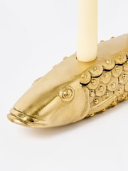 Oliver Bonas Gold Fish Table Candelabra - Image 3 of 6