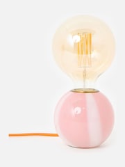 Oliver Bonas Pink Raya Desk and Table Lamp Set - Image 1 of 6