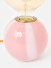 Oliver Bonas Pink Raya Desk and Table Lamp Set - Image 4 of 6