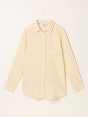 FatFace Olivia Yellow Linen Shirt - Image 6 of 6