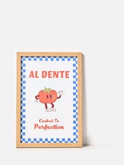 Oliver Bonas Multi Al Dente Printed Wall Art - Image 1 of 3