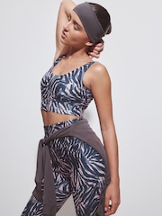 Վարդագույն զեբրա նախշ - Active Balance Scoop Back Sports Bra - Պատկեր 1 5-ից