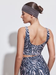 Վարդագույն զեբրա նախշ - Active Balance Scoop Back Sports Bra - Պատկեր 4 5-ից