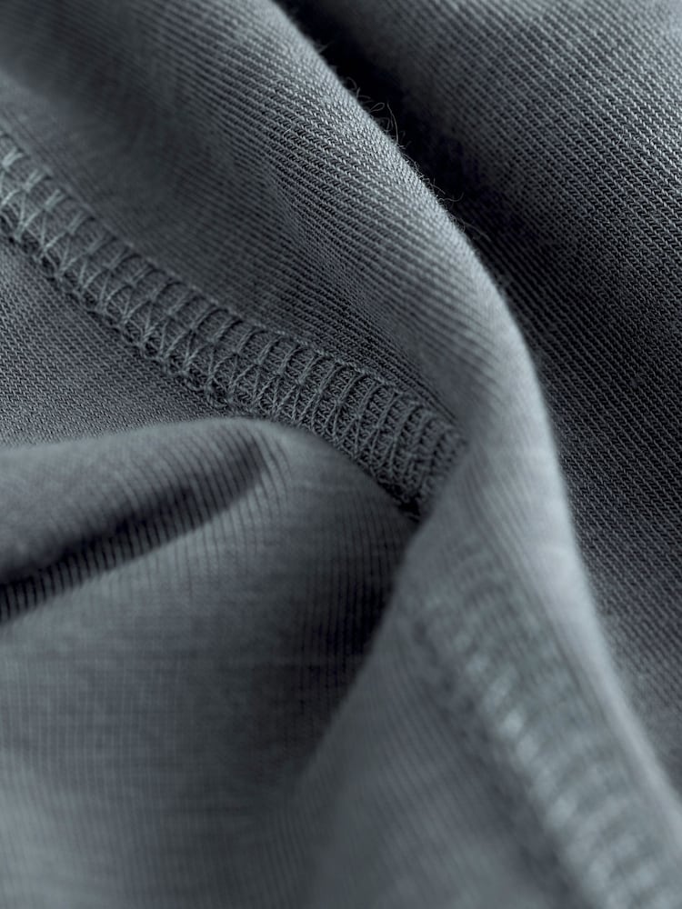 Charcoal Grey Active Crew Neck Short Sleeve T-Shirt - Image 9 of 9