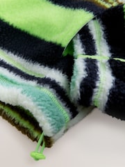 Green Stripe Active Borg Quarter Zip Jacket - Image 7 of 8