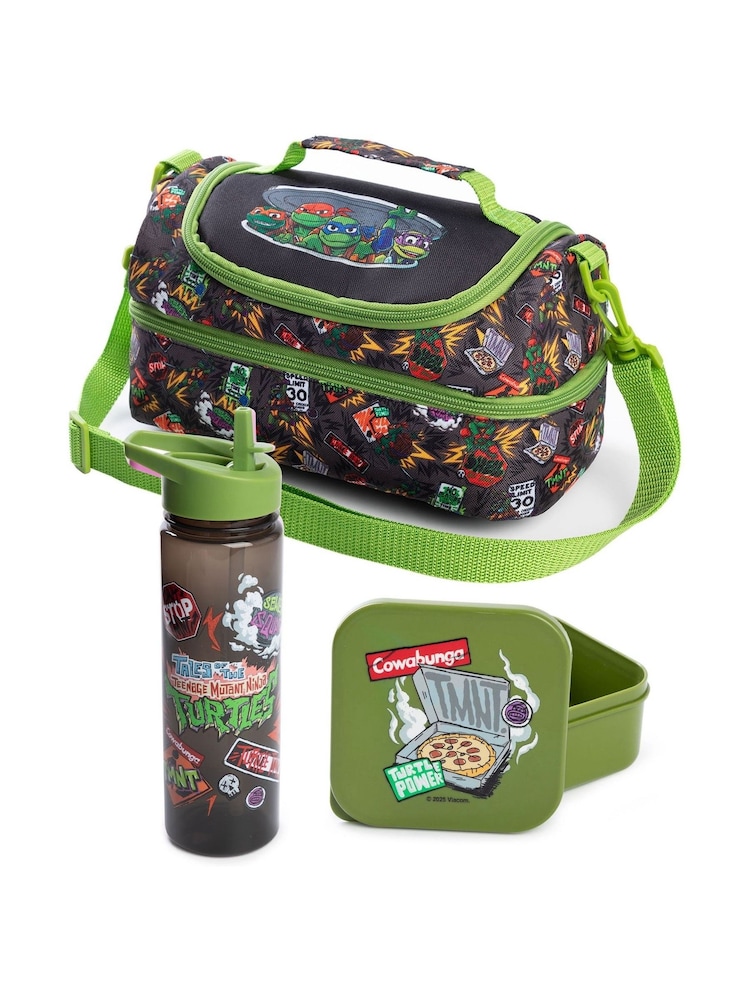 Vanilla Underground Green Boys Teenage Mutant Ninja Turtles Lunch Bag, Lunch Box and Bottle Set - Image 1 of 6