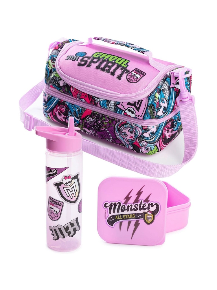 Vanilla Underground Purple Girls Monster High Bottle and Snack Pot  Lunch Bag - Image 1 of 6