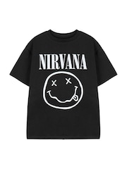 Vanilla Underground Black Nirvana Short Sleeved T-Shirt - Image 1 of 6
