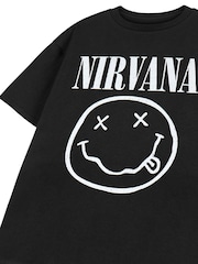 Vanilla Underground Black Nirvana Short Sleeved T-Shirt - Image 3 of 6
