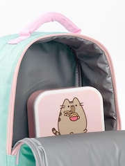 Vanilla Underground Green Girls Pusheen Multicoloured Lunch Bag Lunch Box and Bottle Set - Image 6 of 6