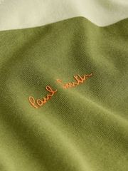 Paul Smith Junior Green Colourblock T-Shirt and Shorts Set - صورة 11 من 14