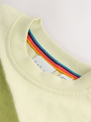 Paul Smith Junior Green Colourblock T-Shirt and Shorts Set - صورة 12 من 14