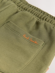 Paul Smith Junior Green Colourblock T-Shirt and Shorts Set - صورة 14 من 14