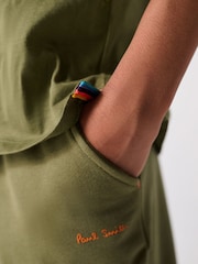 Paul Smith Junior Green Colourblock T-Shirt and Shorts Set - صورة 4 من 14