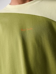 Paul Smith Junior Green Colourblock T-Shirt and Shorts Set - صورة 5 من 14