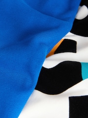 Paul Smith Junior White/Blue T-Shirt and Blue Shorts Set - صورة 12 من 14