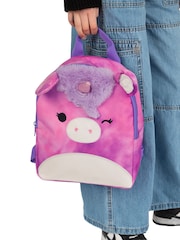 Character Purple Squishmallows Lola The Unicorn Backpack With 3D Horns and Ears - Image 11 of 12