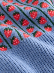 Blue Strawberry Supersoft Tie Front Knitted Cardigan - Image 2 of 3
