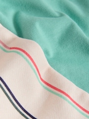 Paul Smith Junior Green Zebra T-Shirt and Striped Shorts Set - صورة 13 من 15