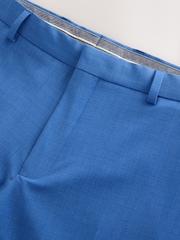 Bright Blue Tailored Fit N. Premium Motionflex Wool Blend Suit Trousers - Image 7 of 10