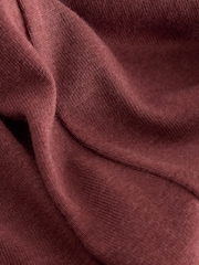 Rust Brown Jersey Short Sleeve Romper - Image 6 of 7