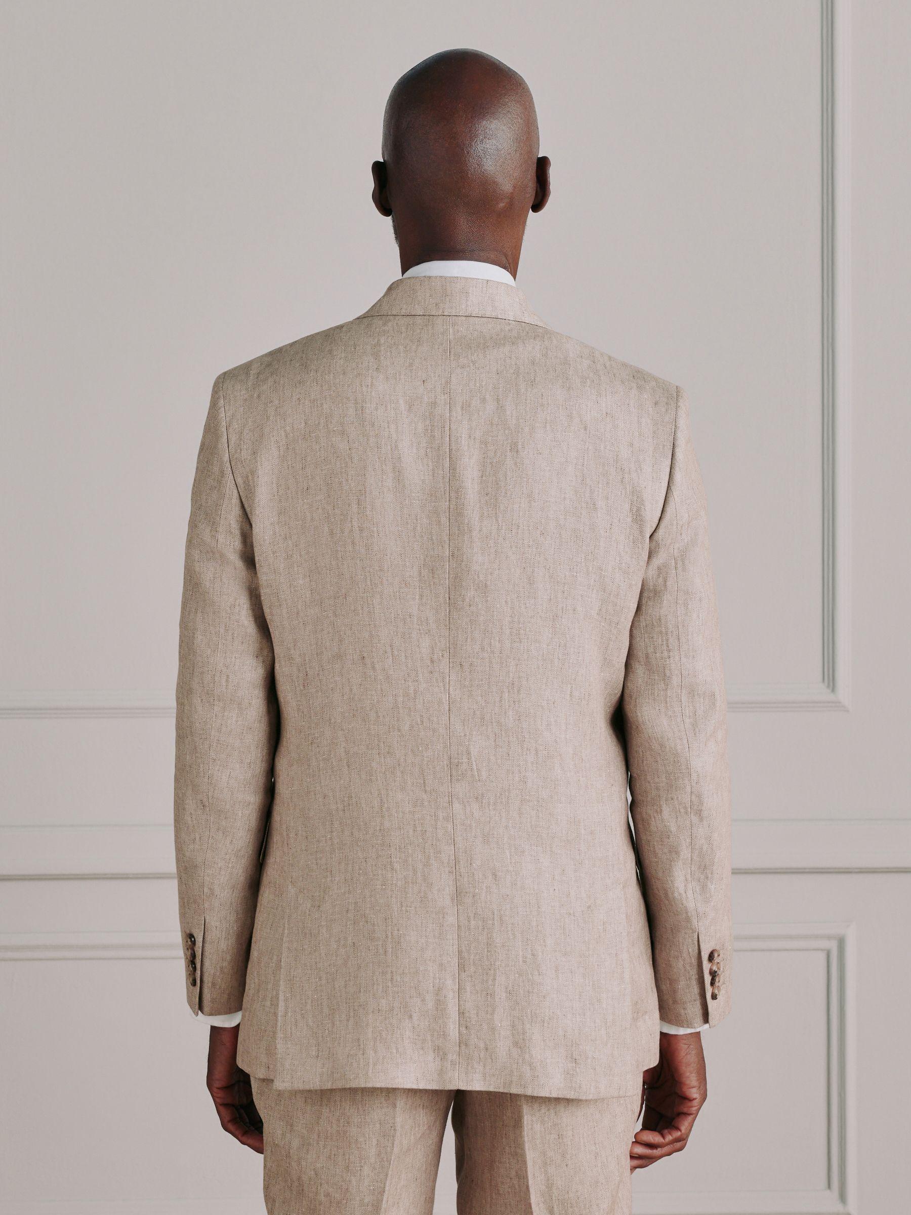   linen tailored jacket テーラード Buy Stone Tailored Fit Double Breasted Signature Italian Linen