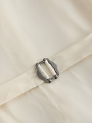 Neutral N.Premium Wool Blend Motion Flex Marl Texture Suit Waistcoat. - Image 8 of 9