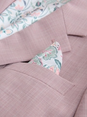 Кызгылт - Slim Fit Motionflex Textured Suit Jacket - 10ичинен 8 сүрөт