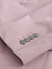 Кызгылт - Slim Fit Motionflex Textured Suit Jacket - 10ичинен 9 сүрөт