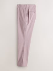গোলাপি - Slim Fit Motionflex Textured Suit Trousers - 9এর মধ্যে 6 ছবি