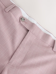 গোলাপি - Slim Fit Motionflex Textured Suit Trousers - 9এর মধ্যে 8 ছবি