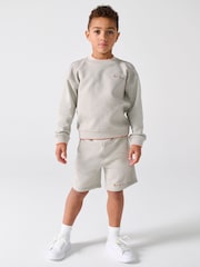 Paul Smith Junior Stone Textured Sweatshirt and Shorts Set - Imaginea 1 din 6