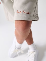 Paul Smith Junior Stone Textured Sweatshirt and Shorts Set - Imaginea 5 din 6