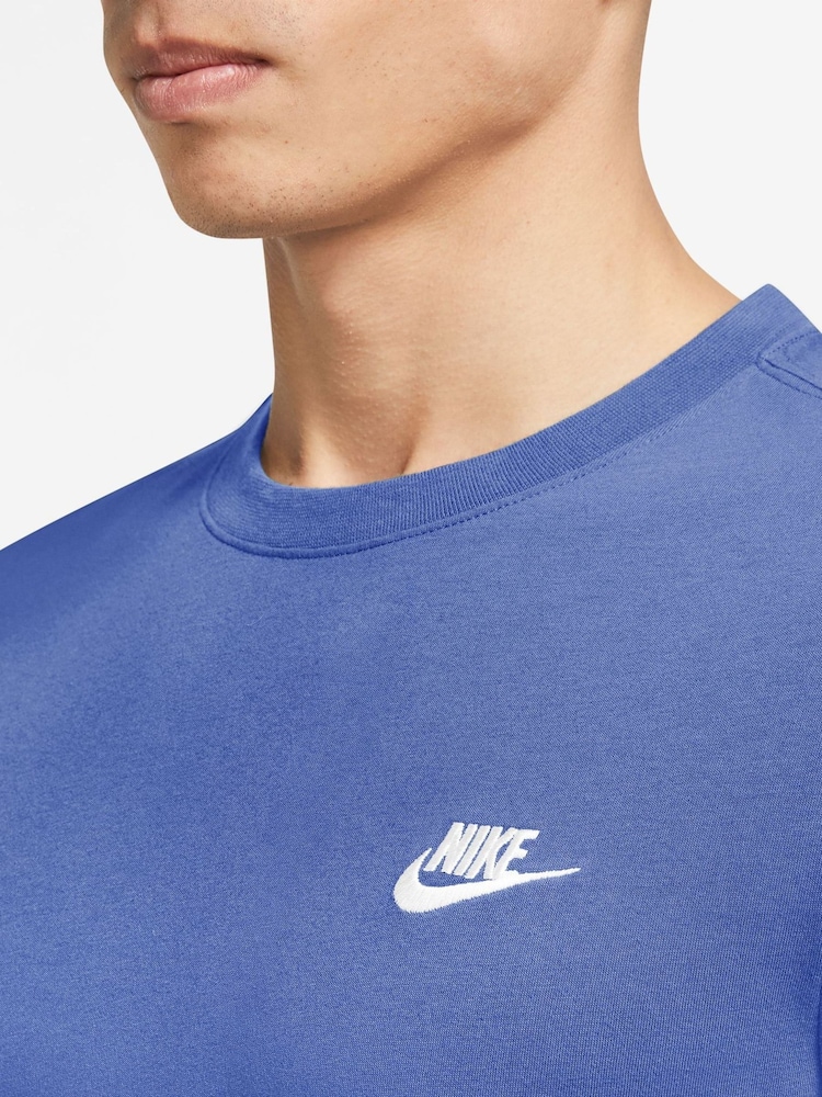 Nike Royal Pulse Blue Club T-Shirt - Image 3 of 3
