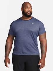 Nike Navy Blue Dri-FIT Training T-Shirt - Image 9 of 13