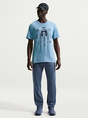 Nike Diffused Blue Therma-FIT Open Hem Training Joggers - Image 1 of 5