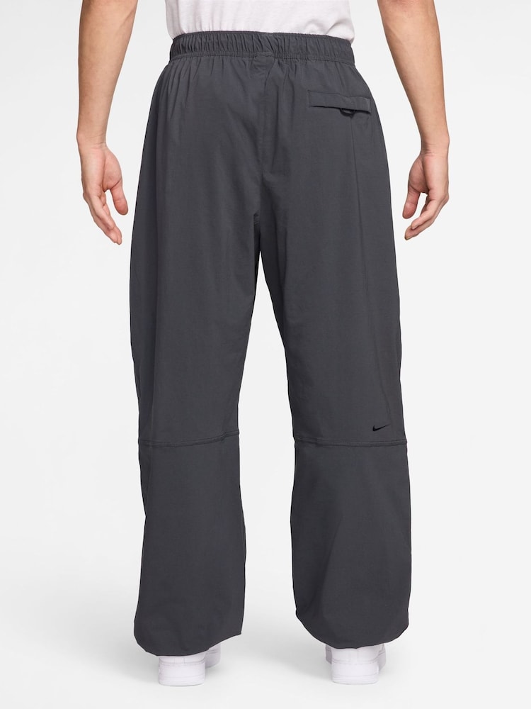 Nike Chrome Black Tech Woven Oversized Joggers - Image 2 of 3