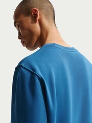 Nike Court Blue Club Crew Neck Sweatshirt - Image 4 of 5