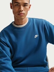 Nike Court Blue Club Crew Neck Sweatshirt - Image 5 of 5