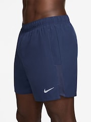 Nike Midnight Navy Dri-FIT Challenger 5 inch Brief Lined Running Shorts - Image 3 of 8