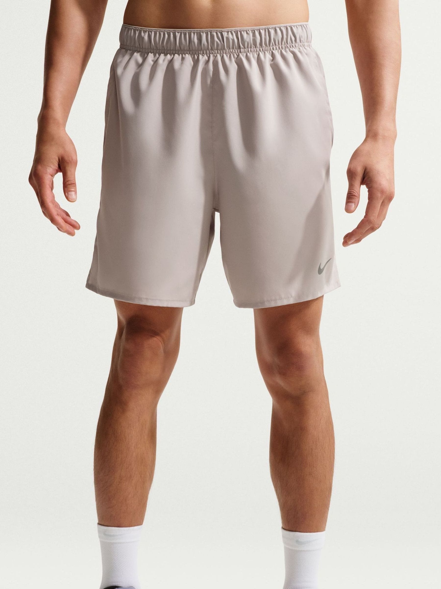 mens grey nike challenger shorts