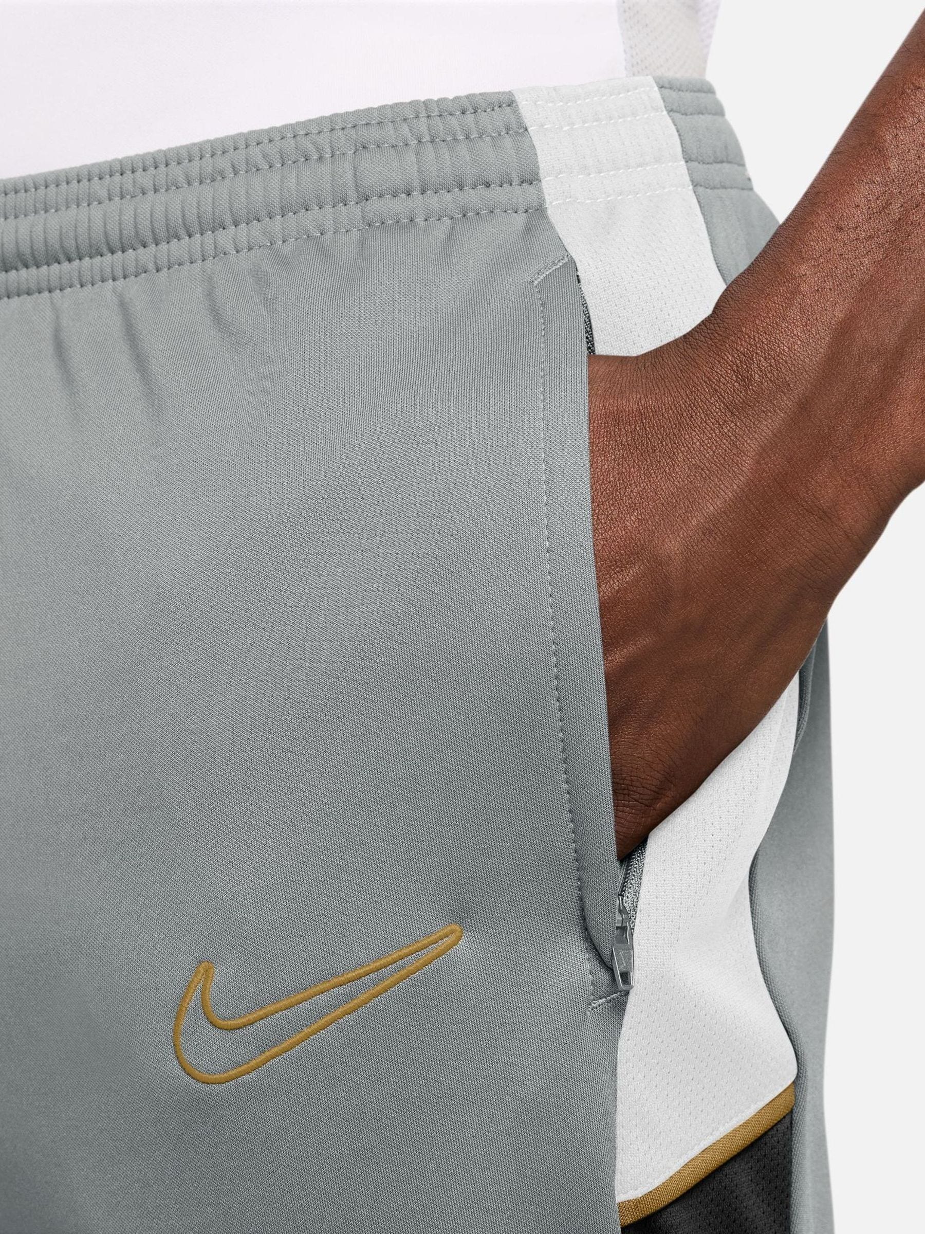 grey nike academy joggers