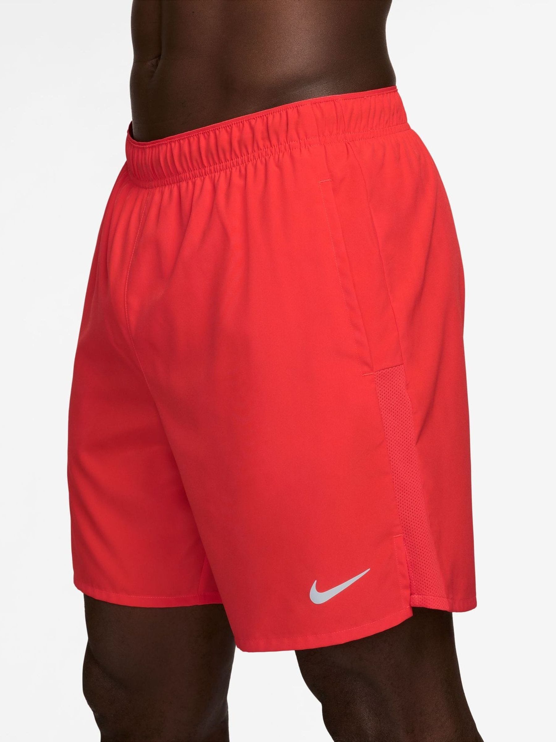 Buy Nike Crimson Red 7 Inch Challenger Dri-FIT Brief Lined Running