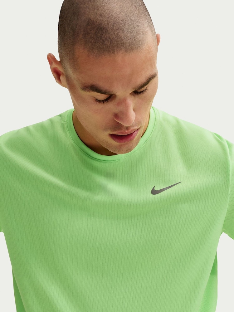 Nike Green Light Dri-FIT Miler Running T-Shirt - Image 5 of 5