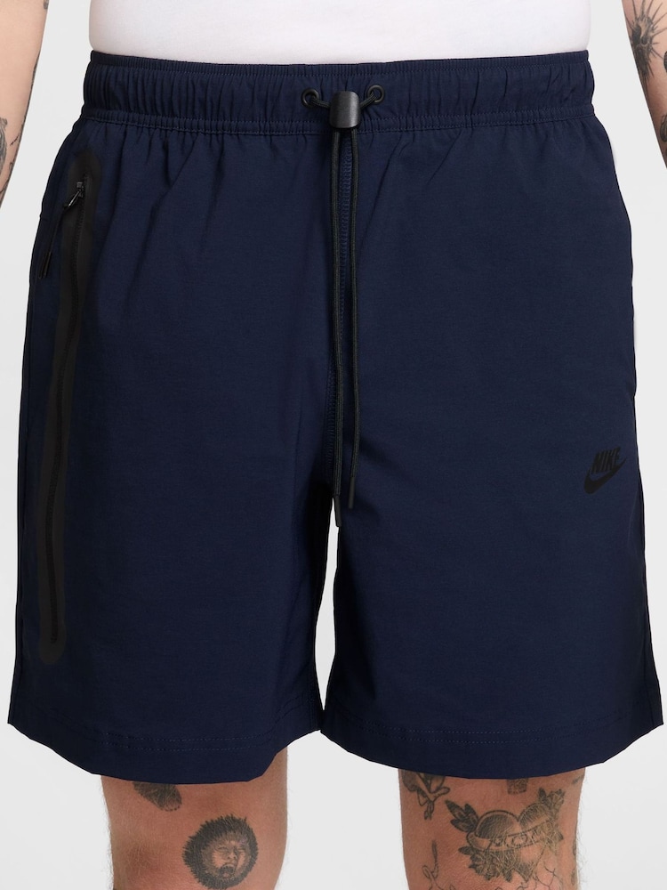 Nike Light Blue Tech Woven Shorts - Image 2 of 9