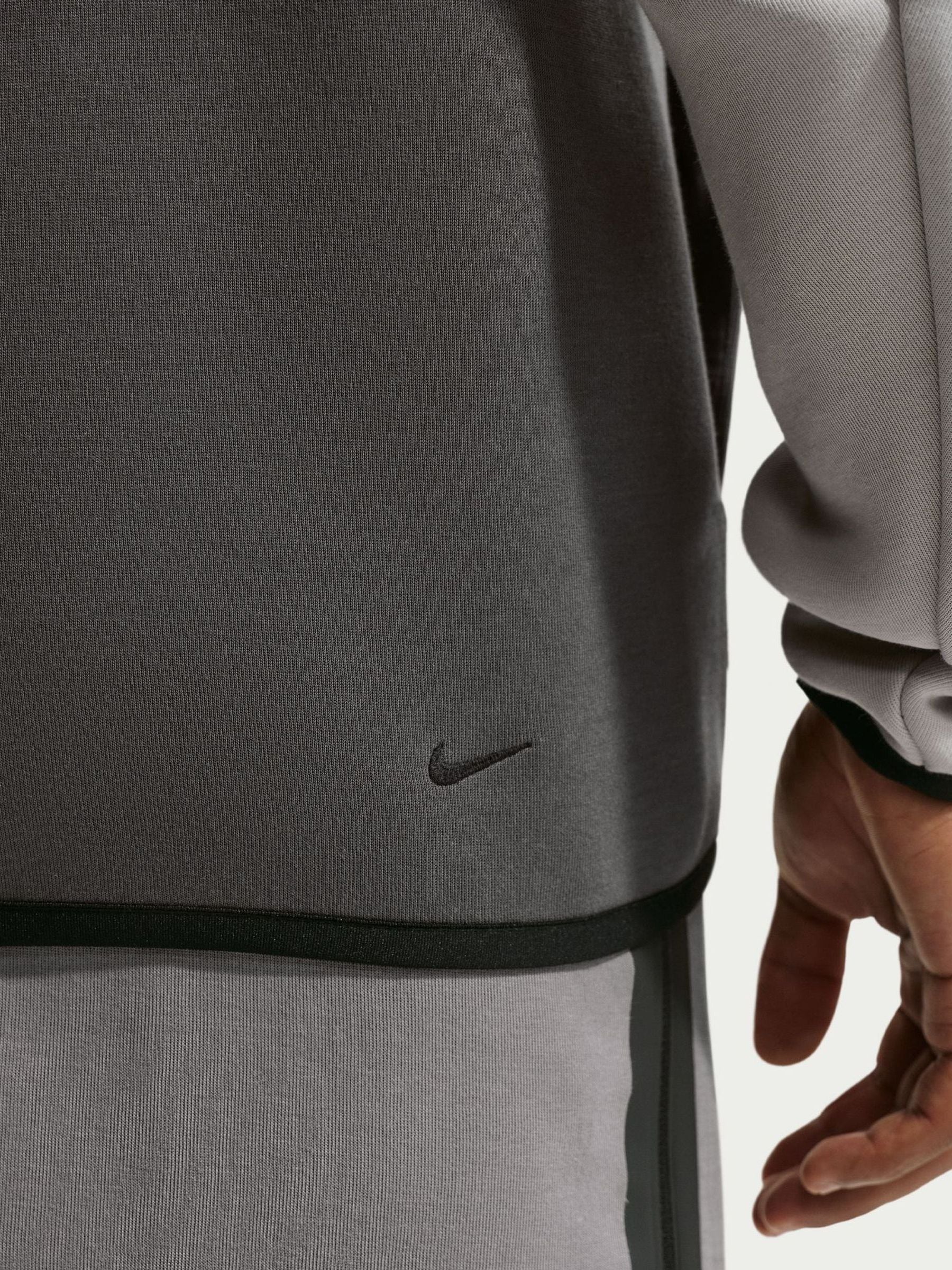 Buy Nike Grey Brown Tech Fleece Zip Through Hoodie from Next Romania