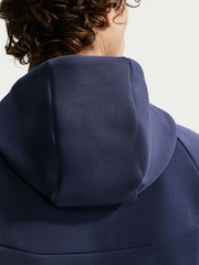 Nike Black Purple Tech Fleece Full-Zip Windrunner Hoodie - Image 4 of 6