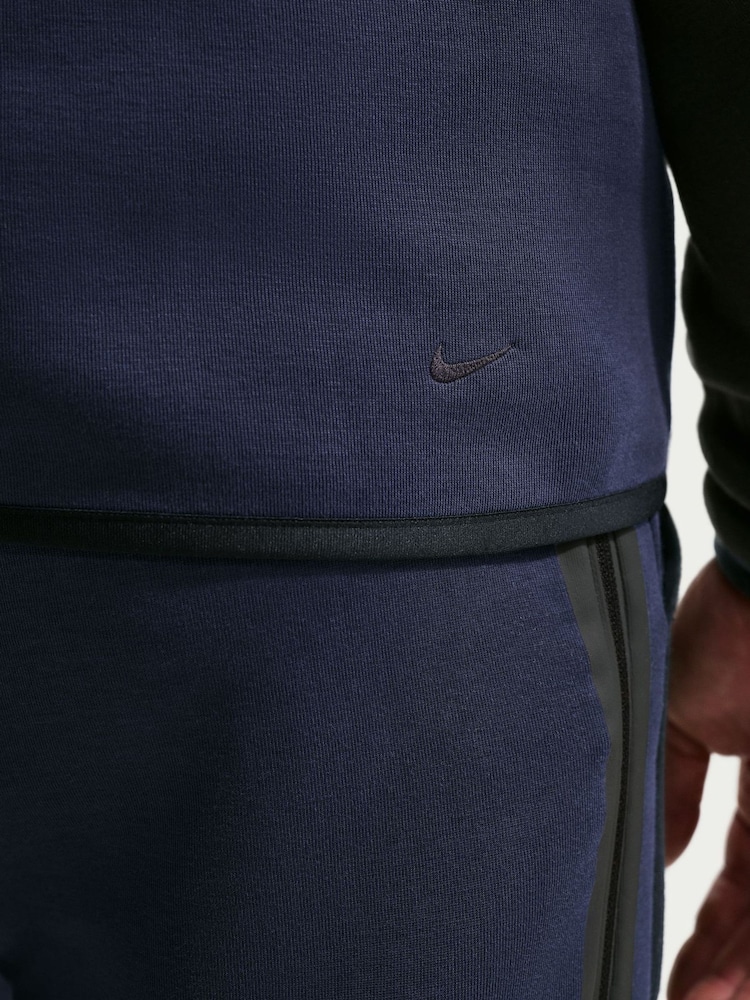 Nike Black Purple Tech Fleece Full-Zip Windrunner Hoodie - Image 6 of 6