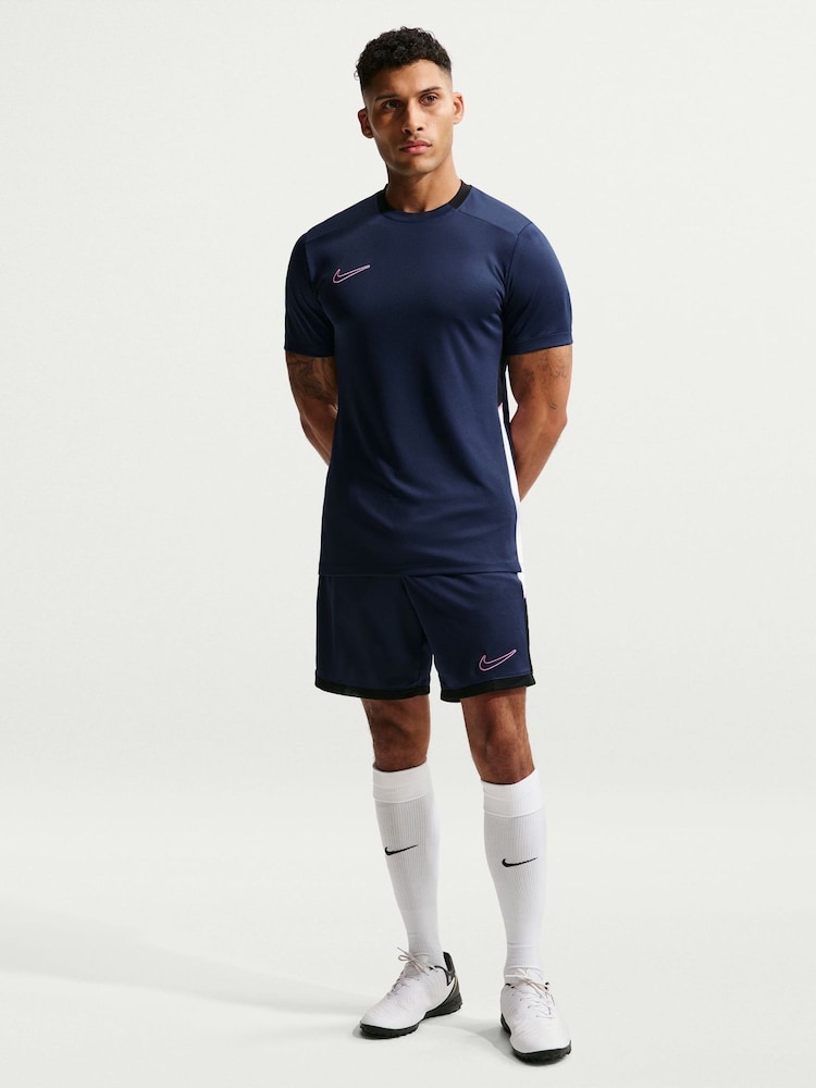 Nike Navy Blue Academy Dri-FIT Training T-Shirt - Image 1 of 5
