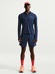 Nike Midnight Navy Dri-FIT Pacer Quarter Zip Running Top - Image 1 of 5
